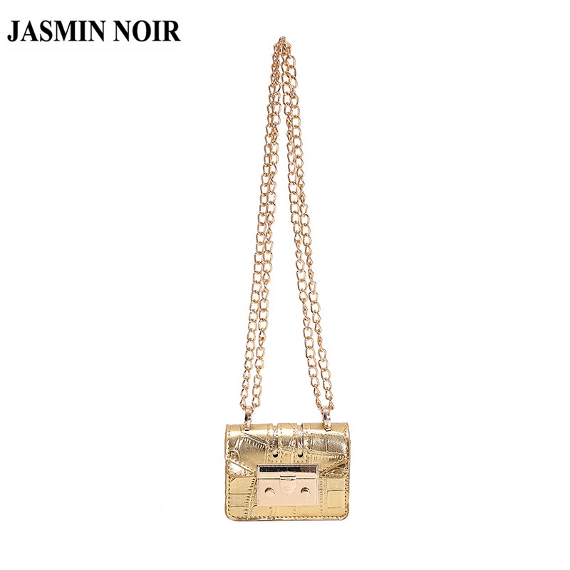 Jasmin Noir กระเป๋าสะพายข้าง ลายหนังจระเข้ พร้อมสายสะพาย สําหรับผู้หญิง