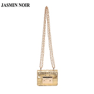 Jasmin Noir กระเป๋าสะพายข้าง ลายหนังจระเข้ พร้อมสายสะพาย สําหรับผู้หญิง