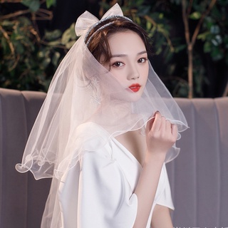 👰🏻เวลเจ้าสาว👰🏻 ที่คาดผมเจ้าสาว ผ้าคลุมหน้า สำหรับเจ้าสาว