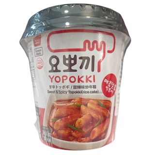 Youngpoong yopokki sweet&amp;spicy ยองพุงโยโบกิสวีทแอนด์สไปซี่ แบบถ้วย