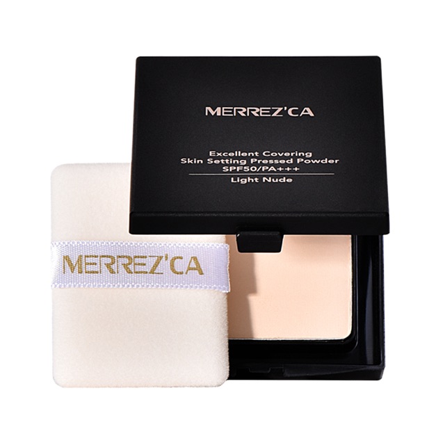 Merrez'Ca MINI Excellent Covering Skin Setting Pressed Powder SPF50/PA+++ แป้งเมอเรซก้า มี4เฉดสี | Shopee Thailand