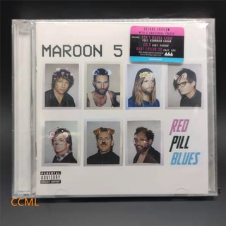 ใหม่ แผ่น C02 Maroon 5 Red Pill Blues Deluxe Edition 2CD CCML สีแดง