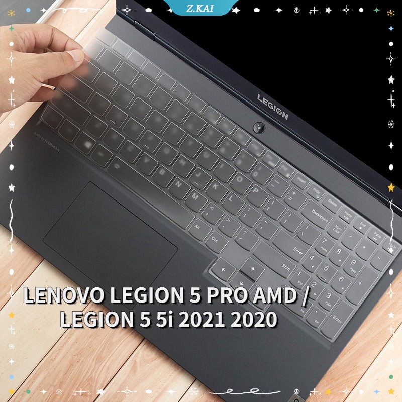Lenovo LEGION 5 PRO AMD ฝาครอบคีย์บอร์ด ซิลิโคนนิ่ม แบบใส กันน้ํา สําหรับเล่นเกม แล็ปท็อป LEGION 5 5i 2021 2020 15.6 นิ้ว [ZK]