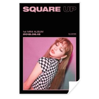 โปสเตอร์ติดผนัง Lisa Blackpink Square Up Teaser Official Poster