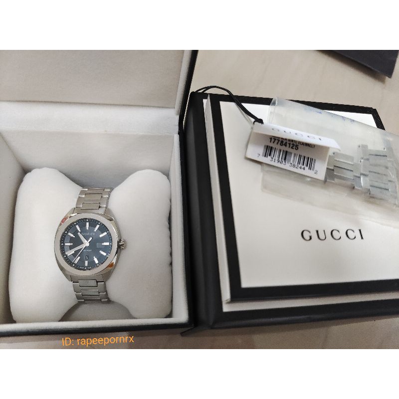 Used like very new!!! Gucci watch GG2570 หน้าปัดสีดำ 37 mm.