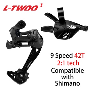 Ltwoo ชุดทริกเกอร์ตีนผีหลัง A5 1X9 9 ความเร็ว 9s 9v 2 ชุด สําหรับ Shimano SRAM