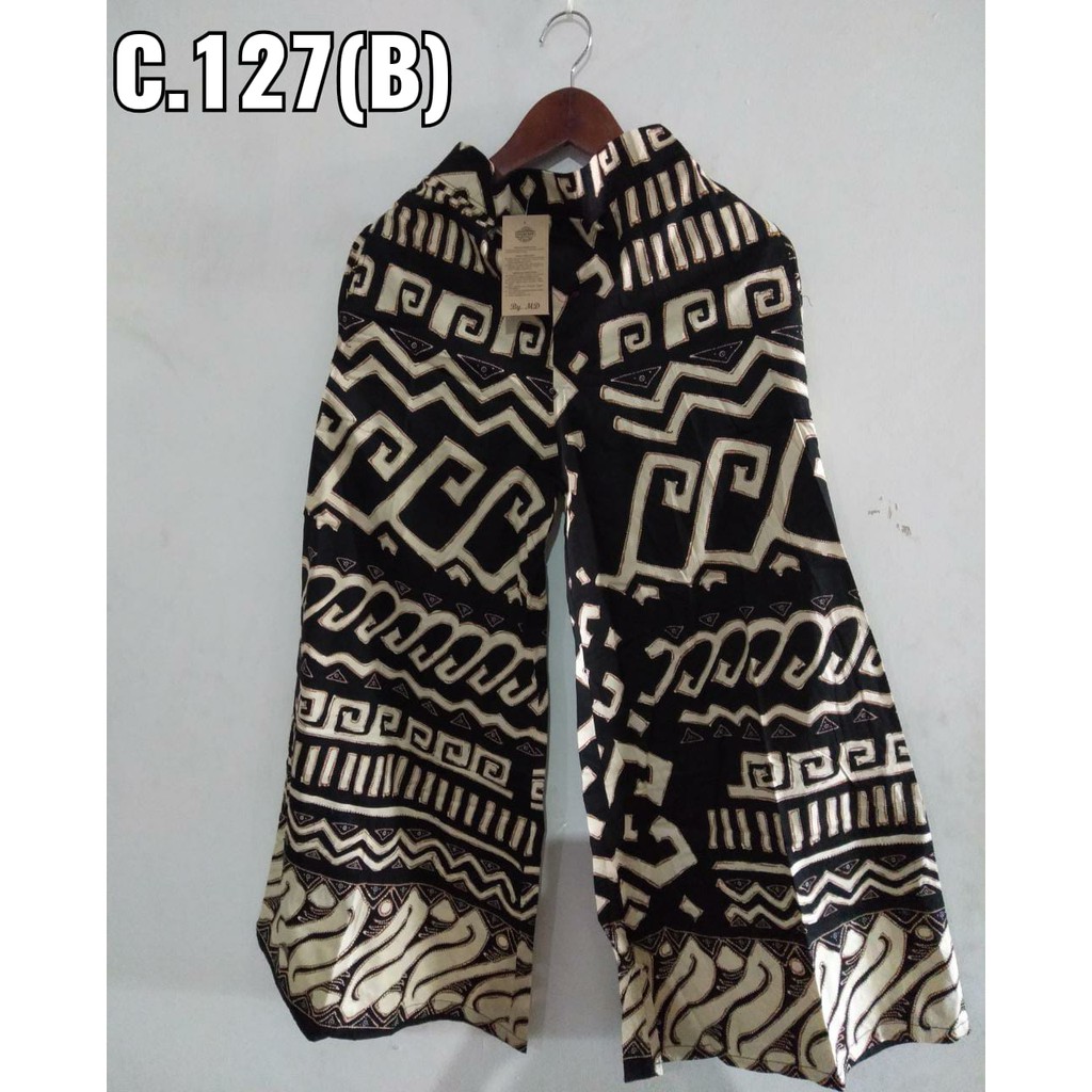 KATUN Culotte Batik Pants 127 (B) ผ้าคอตตอนยืด