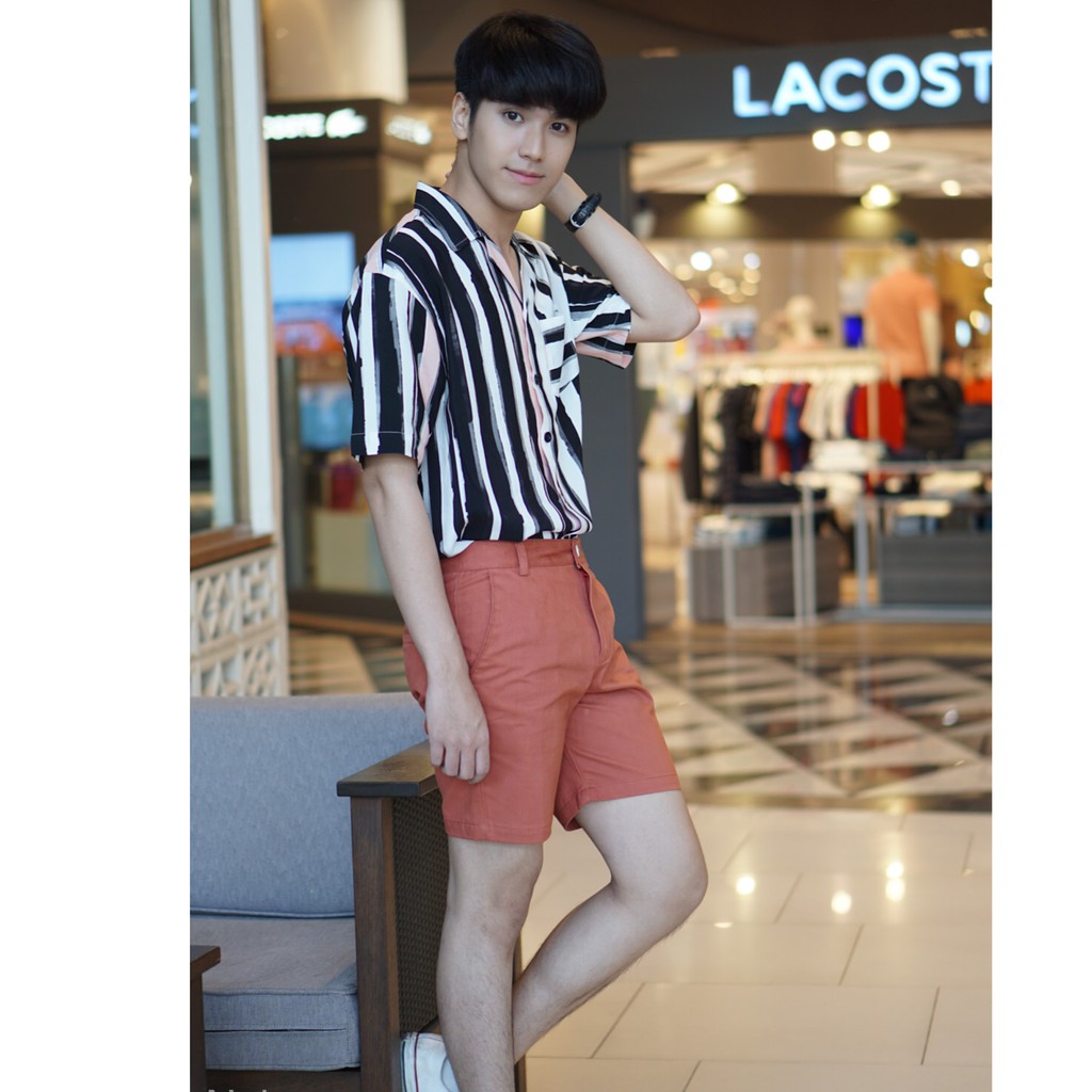 กางเกงขาสั้นผ้าชิโนความยาวความยาว17นิ้ว (ใส่โค้ดNA6JUNE ลดเพิ่ม 38.-)