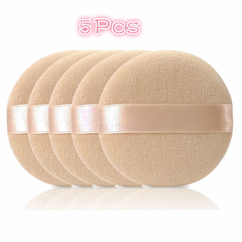 5PCS ใบหน้าอ่อนนุ่ม  ความงามฟองน้ำพัฟแผ่นพัฟ เครื่องสำอางค์รองพื้น