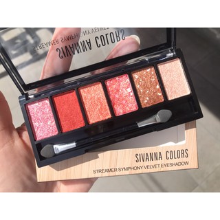 SIVANNA COLORS Streamer Symphony Velvet Eyeshadow - HF693 ซีเวนน่า อายแชโดว์เนื้อครีม มีชิมเมอร์ กันเหงื่อ ทาตาฟุ้งฟิ้ง