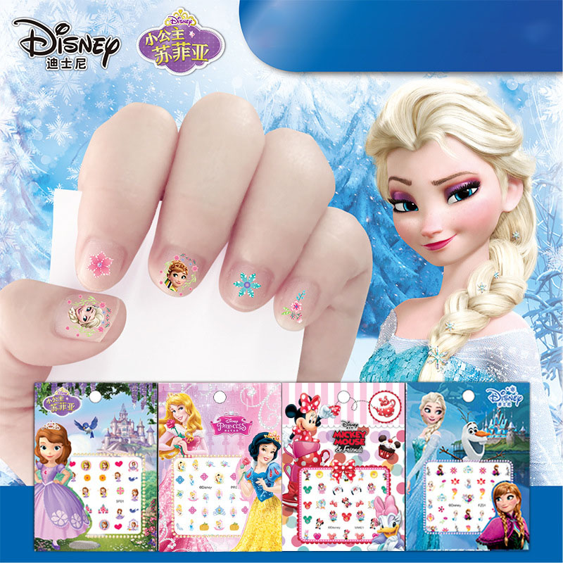 สติกเกอร์ติดเล็บ ลายการ์ตูน 3 มิติ สําหรับเด็ก