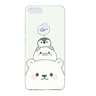 เคสซิลีโคนสำหรับ infinix Hot 6 Pro X 608 Fish and Bear