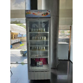ตู้แช่เย็นกระจก 1 ประตู ยี่ห้อ MIRAGE รุ่น BC-399M (13.8คิว)สินค้ามีตำหนิลดราคาจากโรงงาน** รับประกัน 1ปี**ไม่มีกล่อง