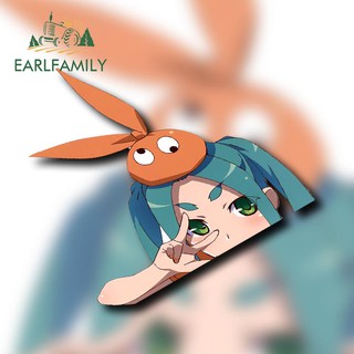 Earlfamily สติกเกอร์ไวนิล ลาย Ononoki Yotsugi Shinkuu Shinobu Monogatari ขนาด 13 ซม. x 12.2 ซม. สําหรับติดตกแต่งหน้าต่างรถยนต์ รถจักรยานยนต์