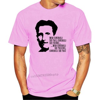 ใหม่ เสื้อยืดผ้าฝ้าย 100% พิมพ์ลายการ์ตูน George Orwell 1984 คุณภาพสูง แฟชั่น 2022