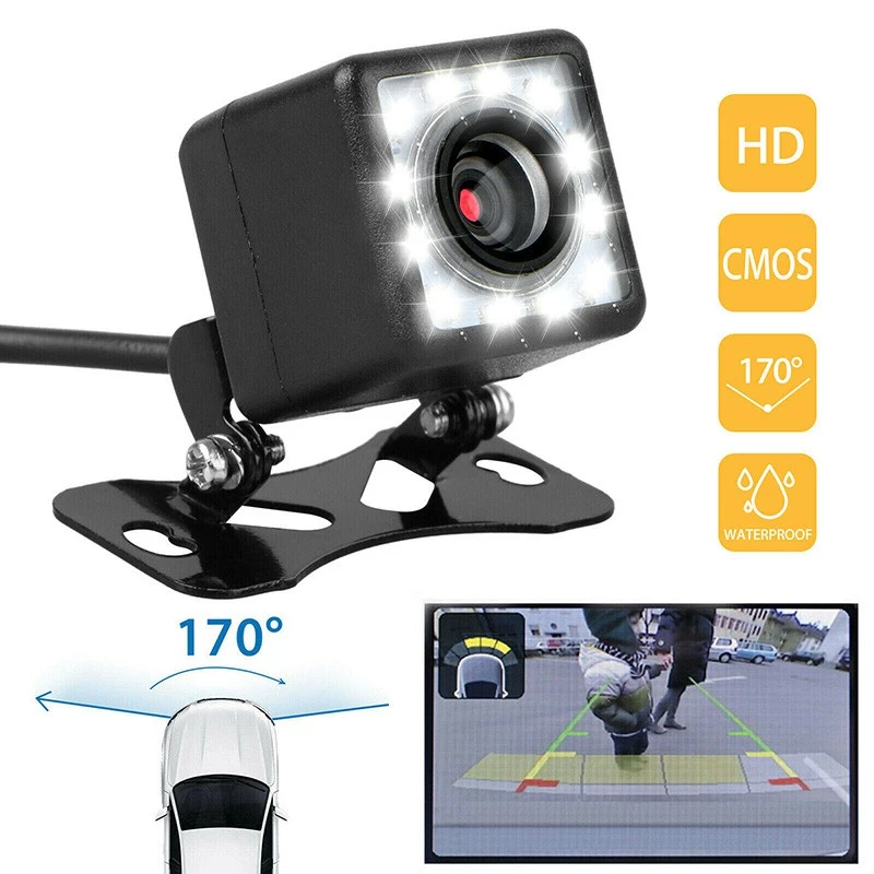 🔥พร้อมส่ง🔥กล้องถอย โคตรชัด IP68 กันน้ำ 12LED กล้องหลัง  ภาพชัด  HD Night Vision thumbnail 4