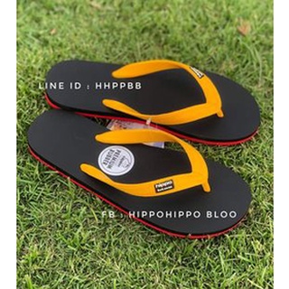 3สี ดำเหลือง แดง Blackyellow red Hippo shoe รองเท้าแตะฮิปโป  36-37-38-39-40- 41-42 43-44 45-46