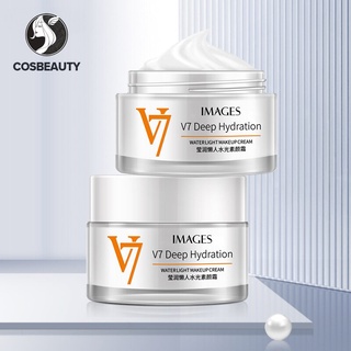 COSBEAUTY v7 ครีมไร้หน้า, มอยส์เจอไรเซอร์และคอนซีลเลอร์, แต่งหน้านู้ดธรรมชาติ, ผิวนุ่มชุ่มชื่น, ครีมให้ความชุ่มชื้น