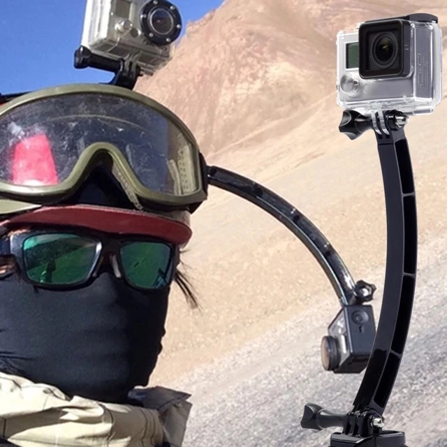 ชุดต่อเพิ่มความยาวกล้อง ติดหมวกกันน็อค GoPro SJCAM XiaomiYi thumbnail 8