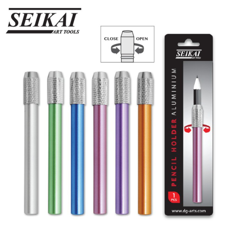 SEIKAI  ปลอกต่อดินสอ "Seikai" สีหวาน   (Cover the pencil Metalic) จำนวน 1 อัน