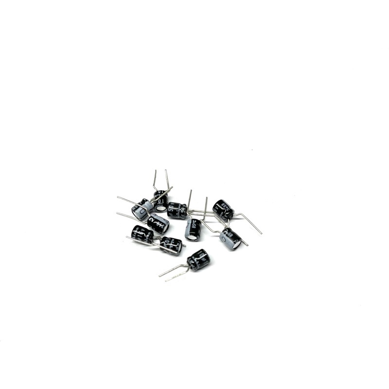 c 10uf 16v ( บรรจุ 10 ตัว ) คาปาซิเตอร์ อะไหล่ (ตัวจิ๋ว)