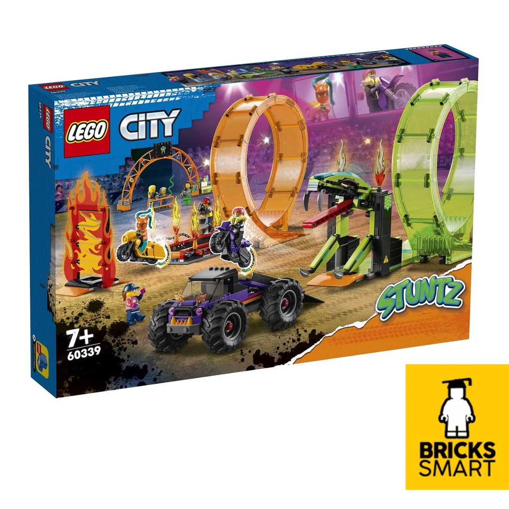 60339 LEGO City Double Loop Stunt Arena (598 ชิ้น)