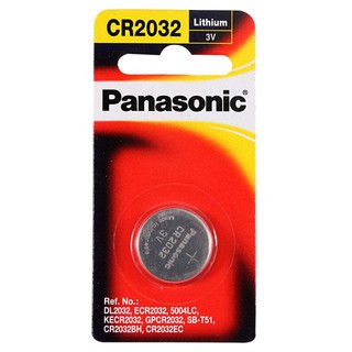 ถ่านกระดุมอัลคาไลน์ PANASONIC CR-2032 ถ่านอัลคาไลน์เม็ดกระดุม จาก PANASONIC ถ่านขนาดเล็กที่มีประสิทธิภาพในการจ่ายพลังงาน