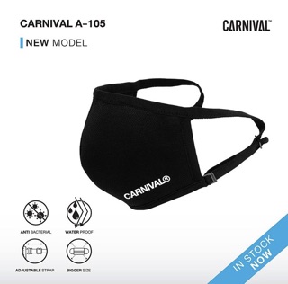 Carnival A-105 3D FACE MASK + MASK STRAP (SET)💯