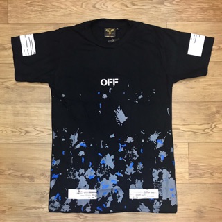 เสื้อ off-whit  รุ่นสะบัดสี