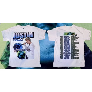 เสื้อยืดผ้าฝ้ายพิมพ์ลายแฟชั่นJUSTIN BIEBER 02 - งาน Bootleg สกรีน DTG