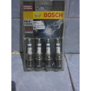 ทำในประเทศเยอรมัน. หัวเทียน 4 เขี้ยว Bosch ของแท้ 100% FGR6DQI หัวเทียนแพลทินัมและอิริเดียมของใหม่ ชุด 4หัว (เกลียว 14มม