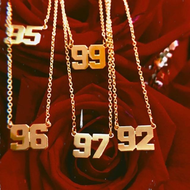 The year necklace (custom)