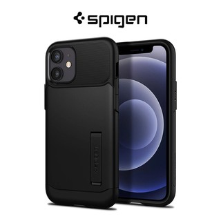 Spigen เคสโทรศัพท์มือถือ พร้อมขาตั้งในตัว สําหรับ iPhone 12 Mini