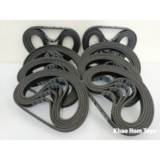 สายพานรถสกู๊ตเตอร์ไฟฟ้ารุ่นเล็ก ความยาว รอบวง 38 CM. ความหนา 3 MM