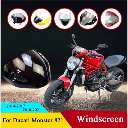 กระจกหน้ารถจักรยานยนต์ สําหรับ Ducati Monster 821 797 1200S 2014-2017 2018-2023