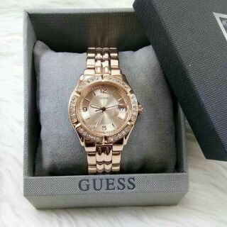 GUESS WATCH ROSE GOLD TONE แท้💯