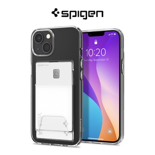 Spigen iPhone 14 Plus เคส 6.7 นิ้ว ช่องใส่คริสตัล เคสคู่ ช่องใส่การ์ดคู่ในตัว สําหรับจัดเก็บการ์ดคู่