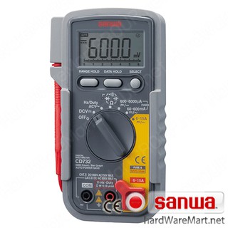 ดิจิตอลมัลติมิเตอร์ SANWA digital multimeter highAccuracy CD732  ซันวา