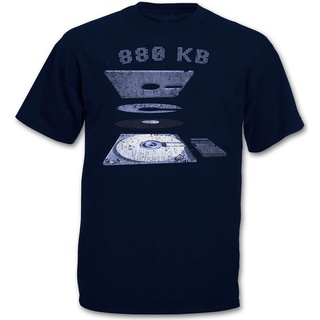 เสื้อยืด พิมพ์ลาย Explosion 35 Floppy Disk Tee Commodore Amiga 500 Diskette 880 Kb