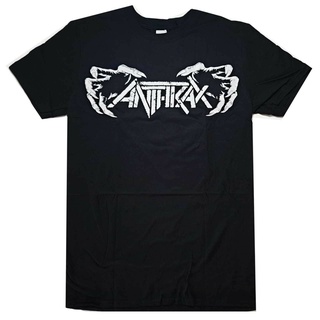 Anthrdeath เสื้อยืดแขนสั้น คอกลม ผ้าฝ้าย 100% พิมพ์ลายตัวอักษร Thrash Metal Band ทรงหลวม แฟชั่นฤดูร้อน สําหรับผู้ชาย