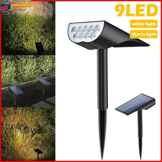 Solar Spot Light Solar Lawn Spotlight Reusable IP65 Waterproof White/ Warm Outdoor LED Solar Light