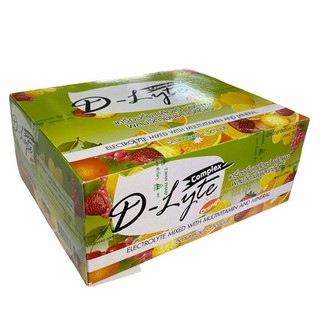 D-Lyte Complex Orange (ดี-ไลท์ คอมเพล็กซ์ ส้ม) เกลือแร่+วิตามินรวม+วิตามินซี  50ซอง/กล่อง [ยกกล่อง]