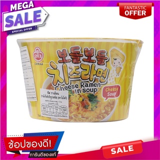 โอโตกิราเม็งกึ่งสำเร็จรูปโบว์ลรสชีส 90กรัม Otoki instant ramen bowl cheese flavor 90g.