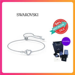 SWAROVSKI สร้อยข้อมือ INFINITY Bracelet Swarovskiแท้ สวาล๊อฟกี swarovski กำไล swarovski กำไลข้อมือ สวารอฟส ของแท้ 100%