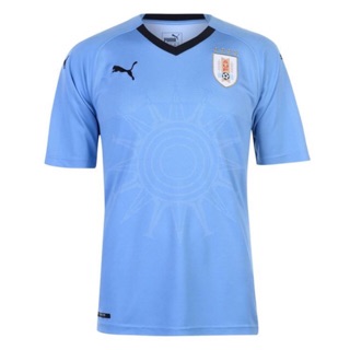 เสื้อกีฬาแขนสั้น ลายทีมชาติฟุตบอลโลก Uruguay 2018