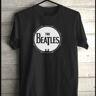 เสื้อยืดคอกลมเสื้อผ้าผู้หญิง ผู้ชาย พรีเมี่ยม THE BEATLES DRUM COMBED 30S DISTROS-4XL