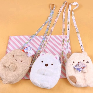 Sumikkogurashi กระเป๋าสะพายไหล่ ทรงเมสเซนเจอร์ ลายตุ๊กตานกกระเรียนน่ารัก สําหรับเด็กผู้หญิง