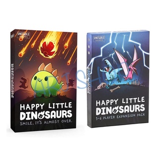 Happy little dinosaurs Board game (English) - บอร์ดเกมไดโนเสาร์ตัวน้อย dinosaur ค่ายเดียวกับ unstable unicorn ยูนิคอร์น