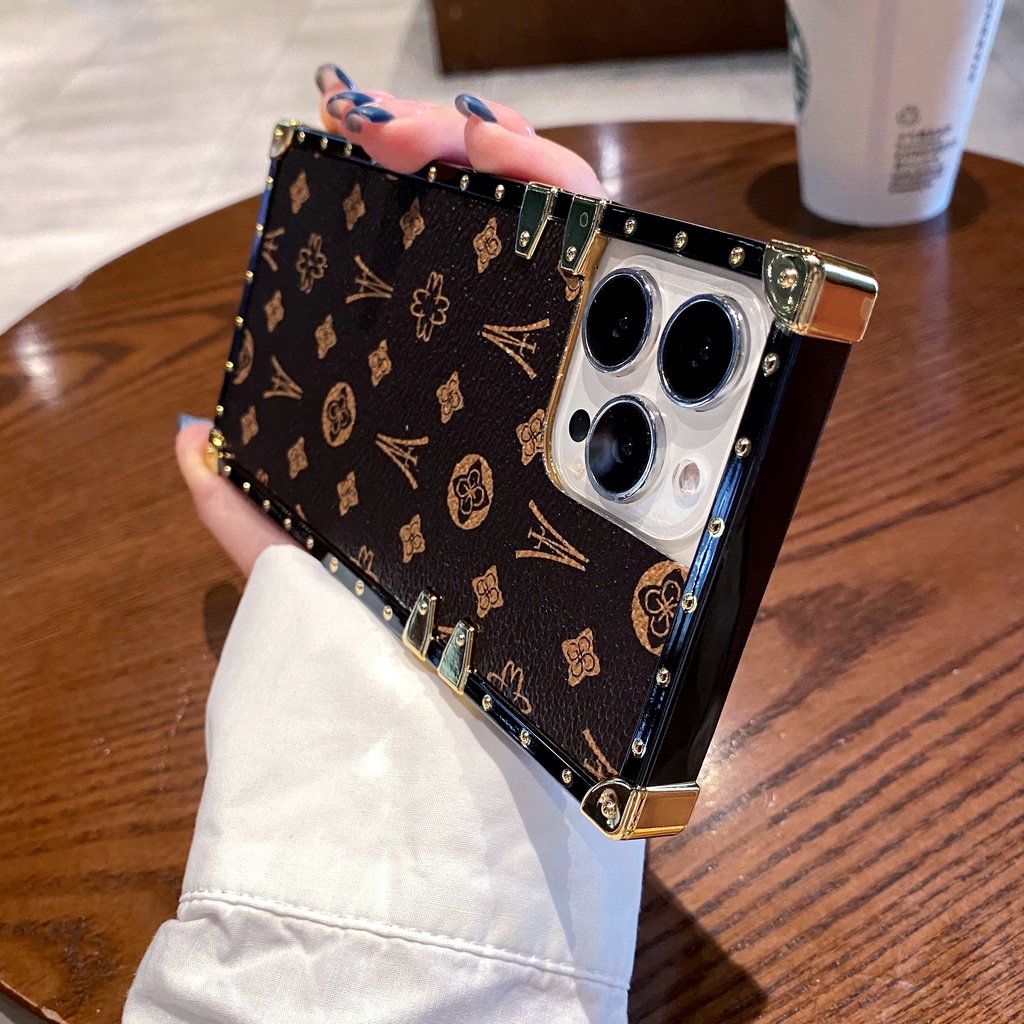 เคสโทรศัพท์มือถือหนัง ซิลิโคน ทรงสี่เหลี่ยม หรูหรา สําหรับ 13 Pro Max 11 12 Pro Max XR X XS 7 8 Plus