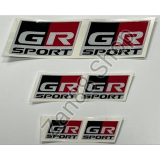 สติ๊กเกอร์ GR SPORT สติ๊กเกอร์แต่ง งาน Oracal สะท้อนแสง